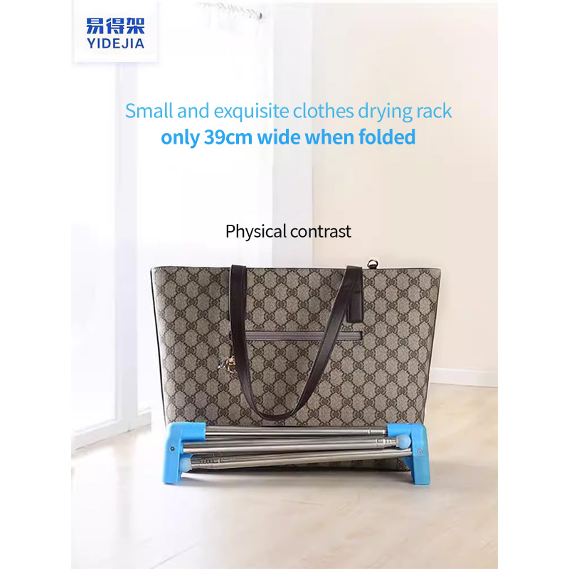 Portable clothes drying rack